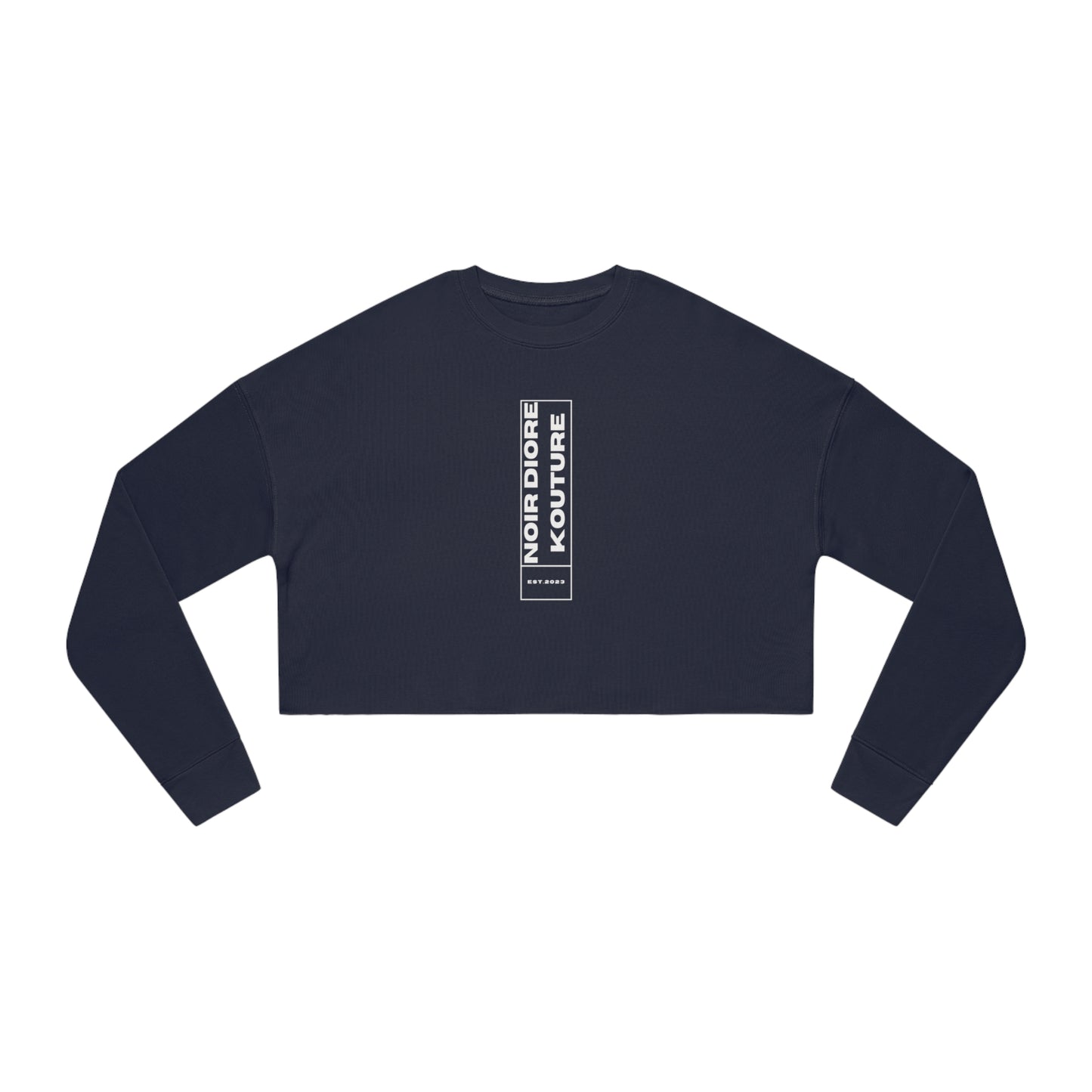Noir Diore Kouture - Women's Cropped Sweatshirt