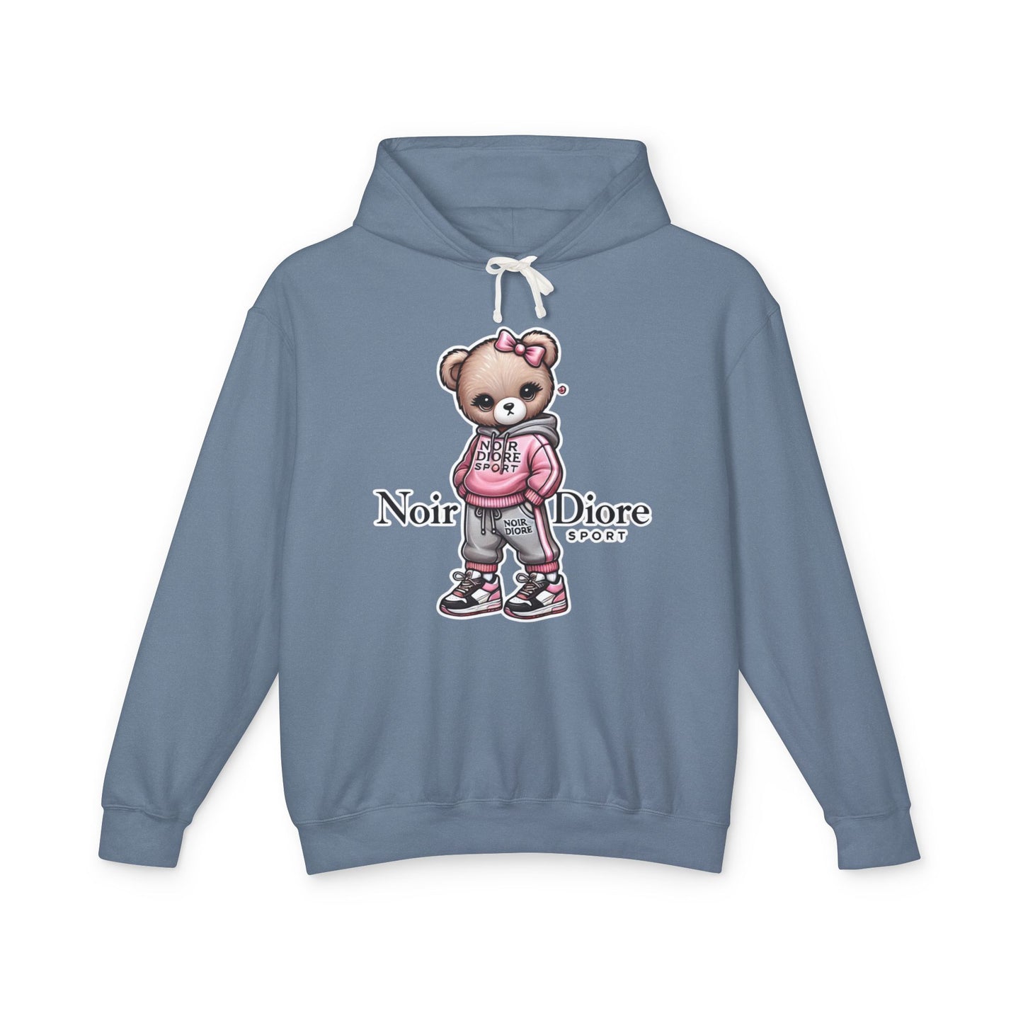 Lightweight Hooded "Sporty Girl Teddy" Sweatshirt