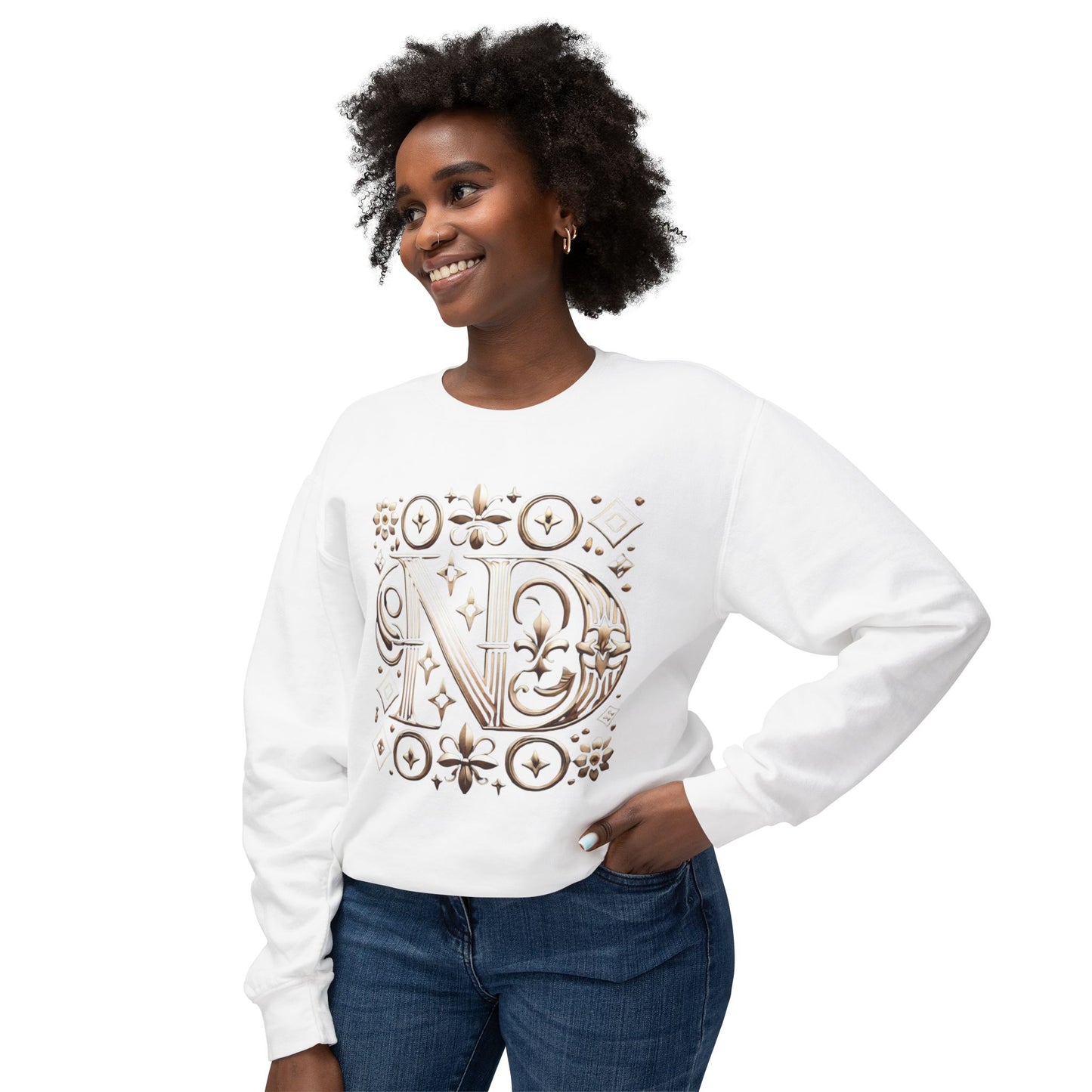 Noir Diore Lightweight Crewneck Sweatshirt