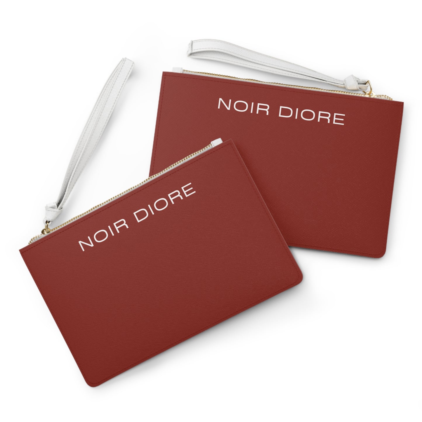 Noir Diore Crimson Red Clutch Bag