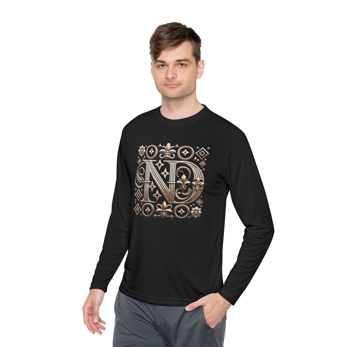 Golden Noir Emblem -Unisex Long Sleeve Tee