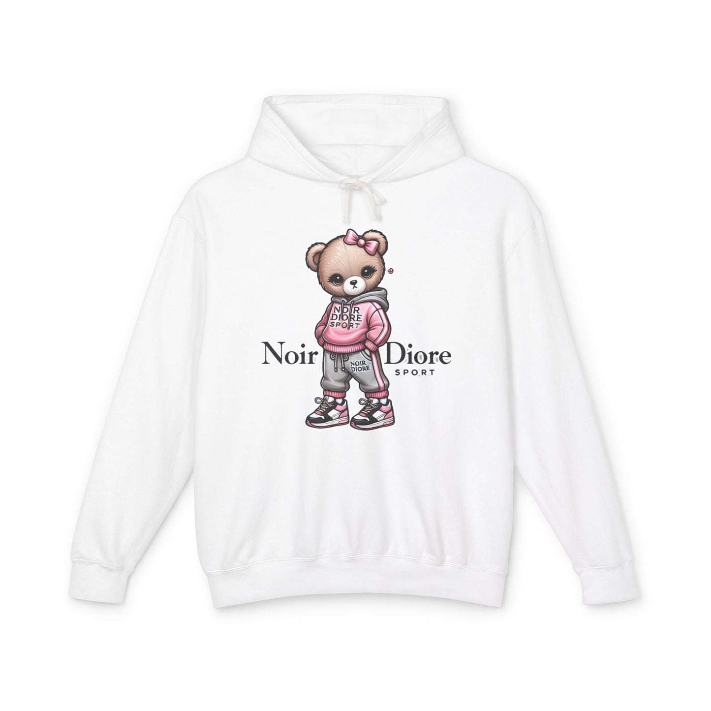 Lightweight Hooded "Sporty Girl Teddy" Sweatshirt