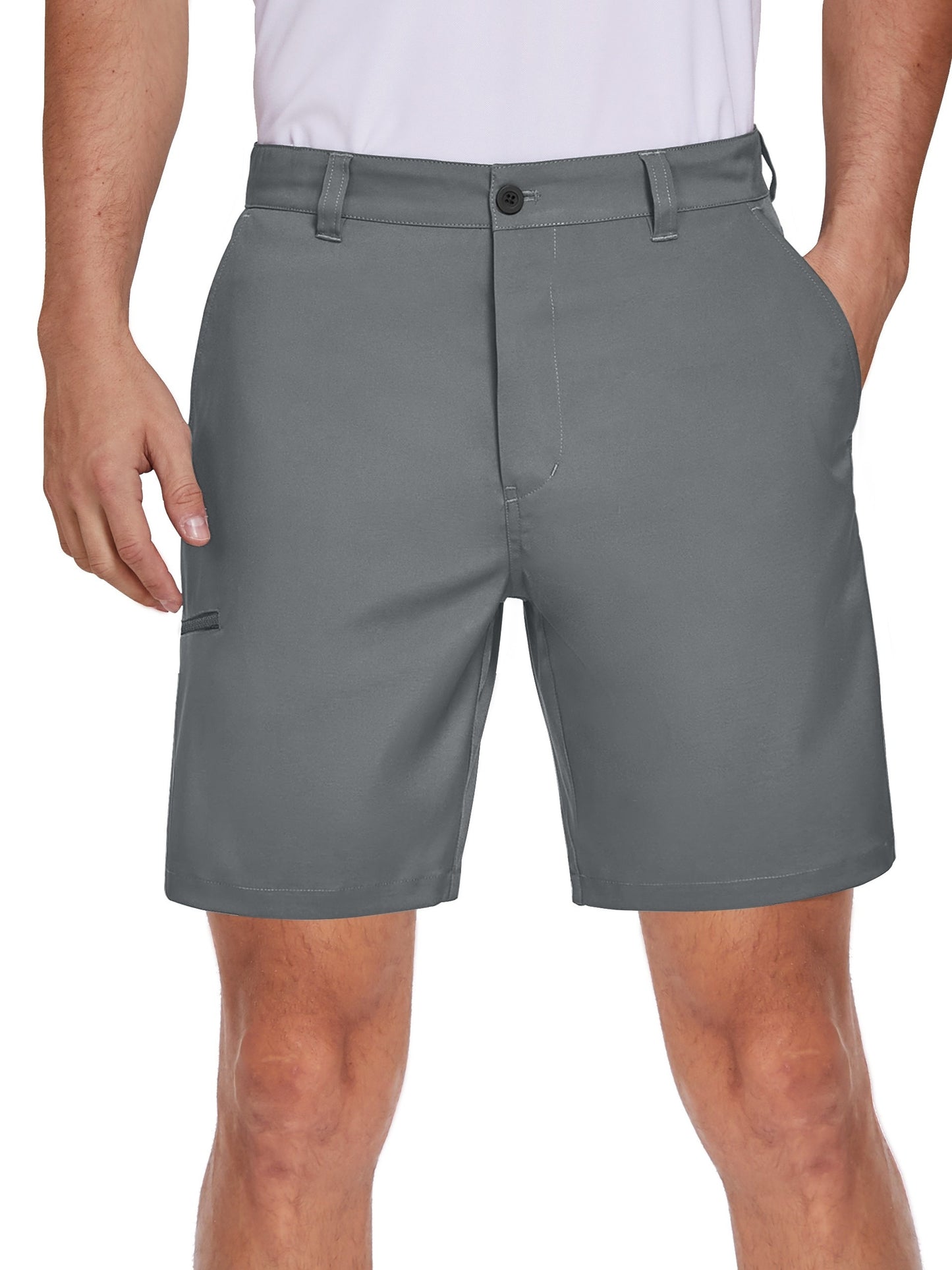 Men's Golf Hybrid Shorts w/Pockets - Quick Dry, Lightweight