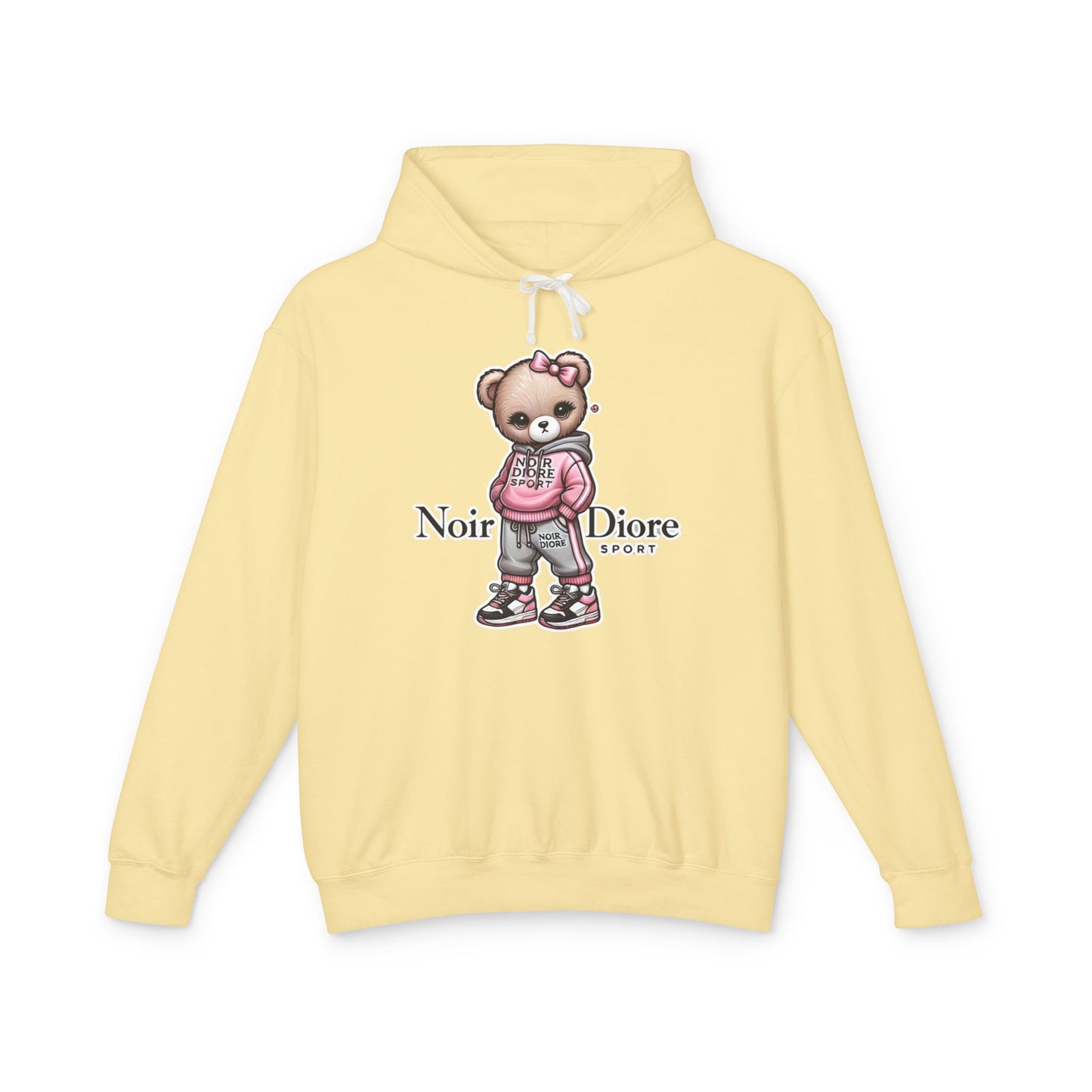 Lightweight Hooded "Sporty Girl Teddy" Sweatshirt