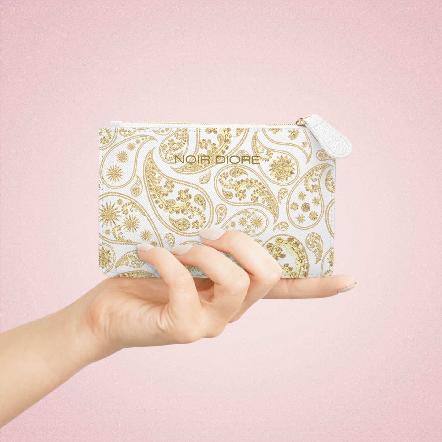 Noir Diore Paisley Print Mini Clutch Bag