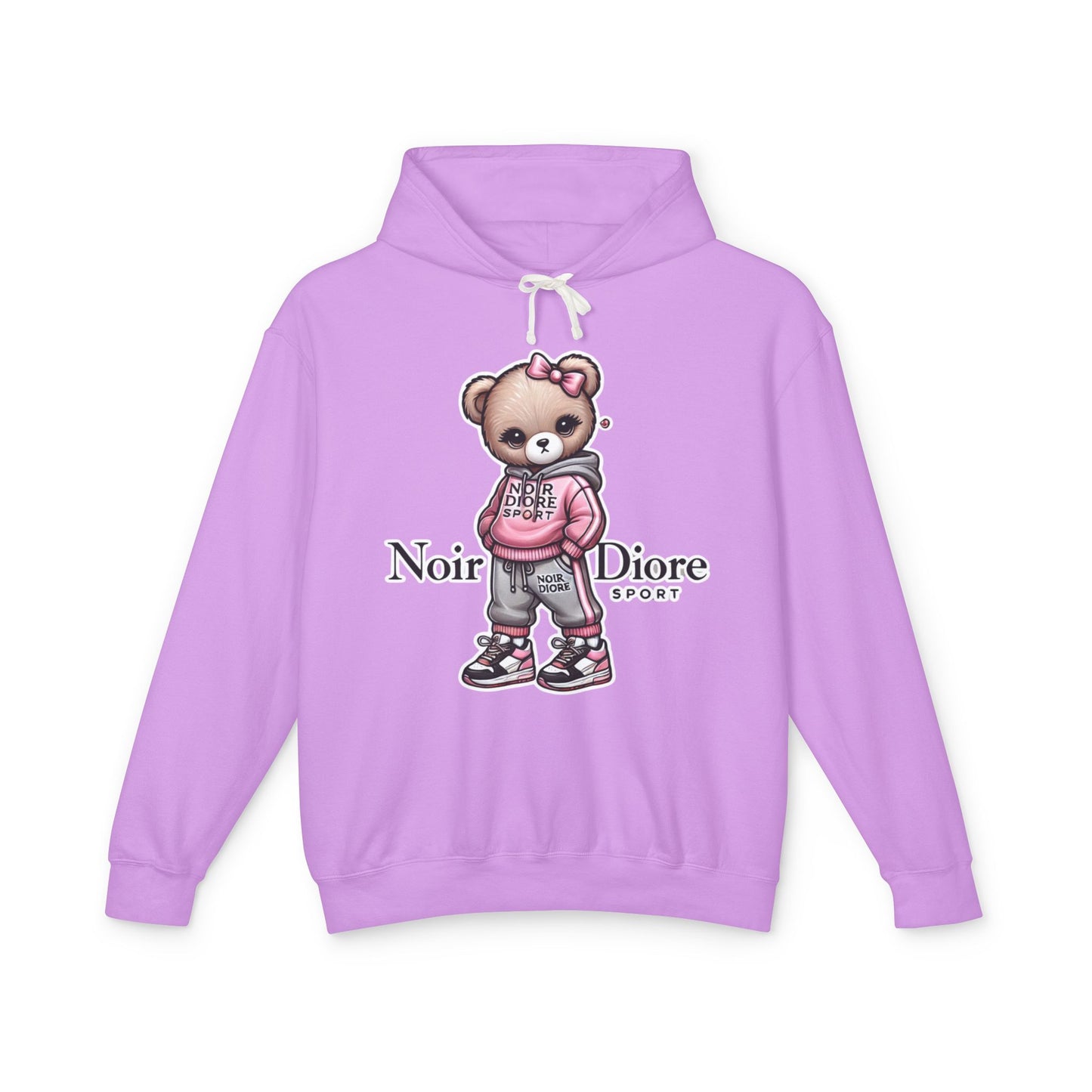 Lightweight Hooded "Sporty Girl Teddy" Sweatshirt
