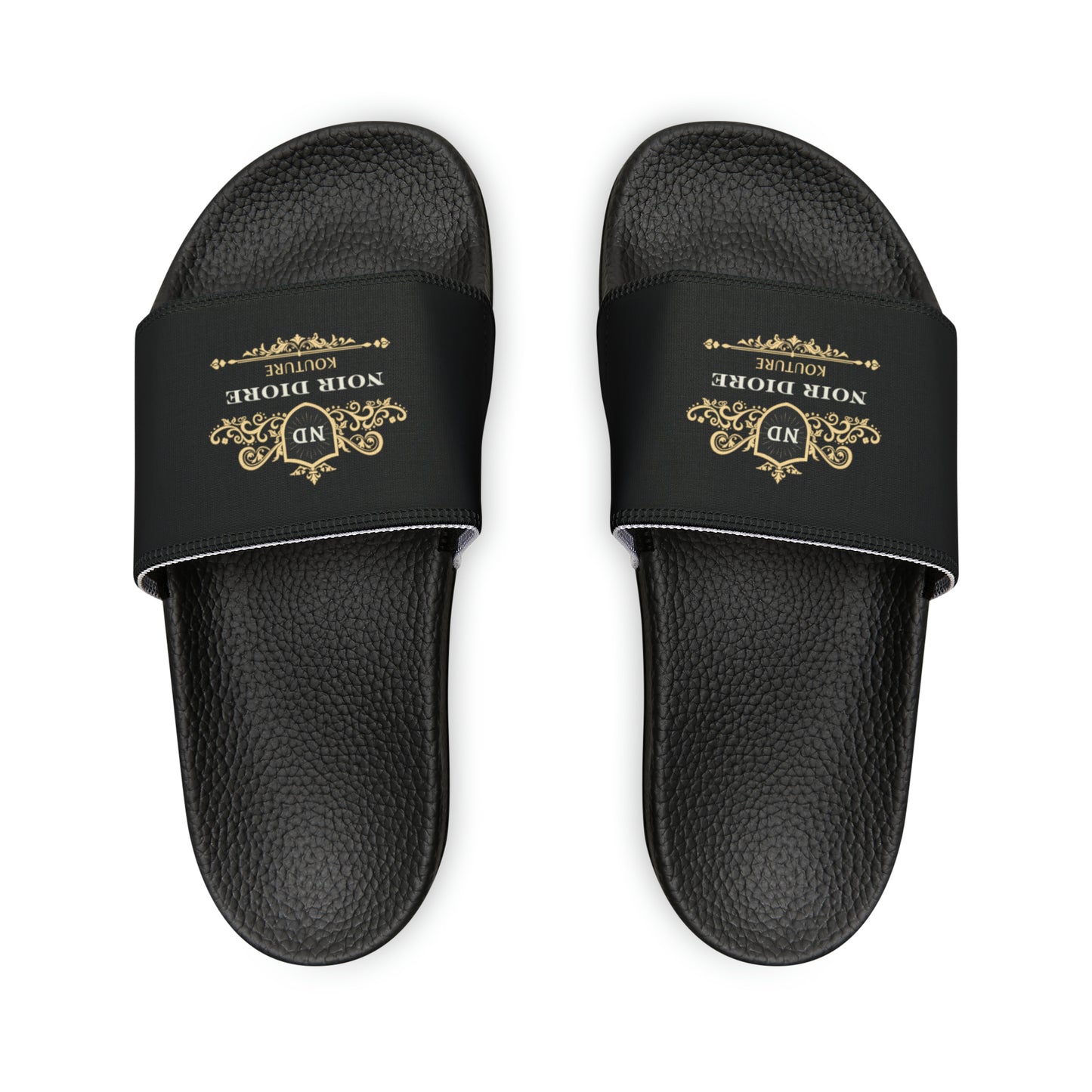 Noir Diore Kouture - Men's PU Slide Sandals