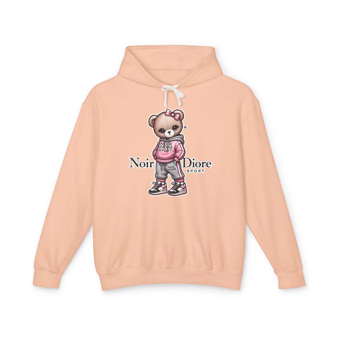 Lightweight Hooded "Sporty Girl Teddy" Sweatshirt