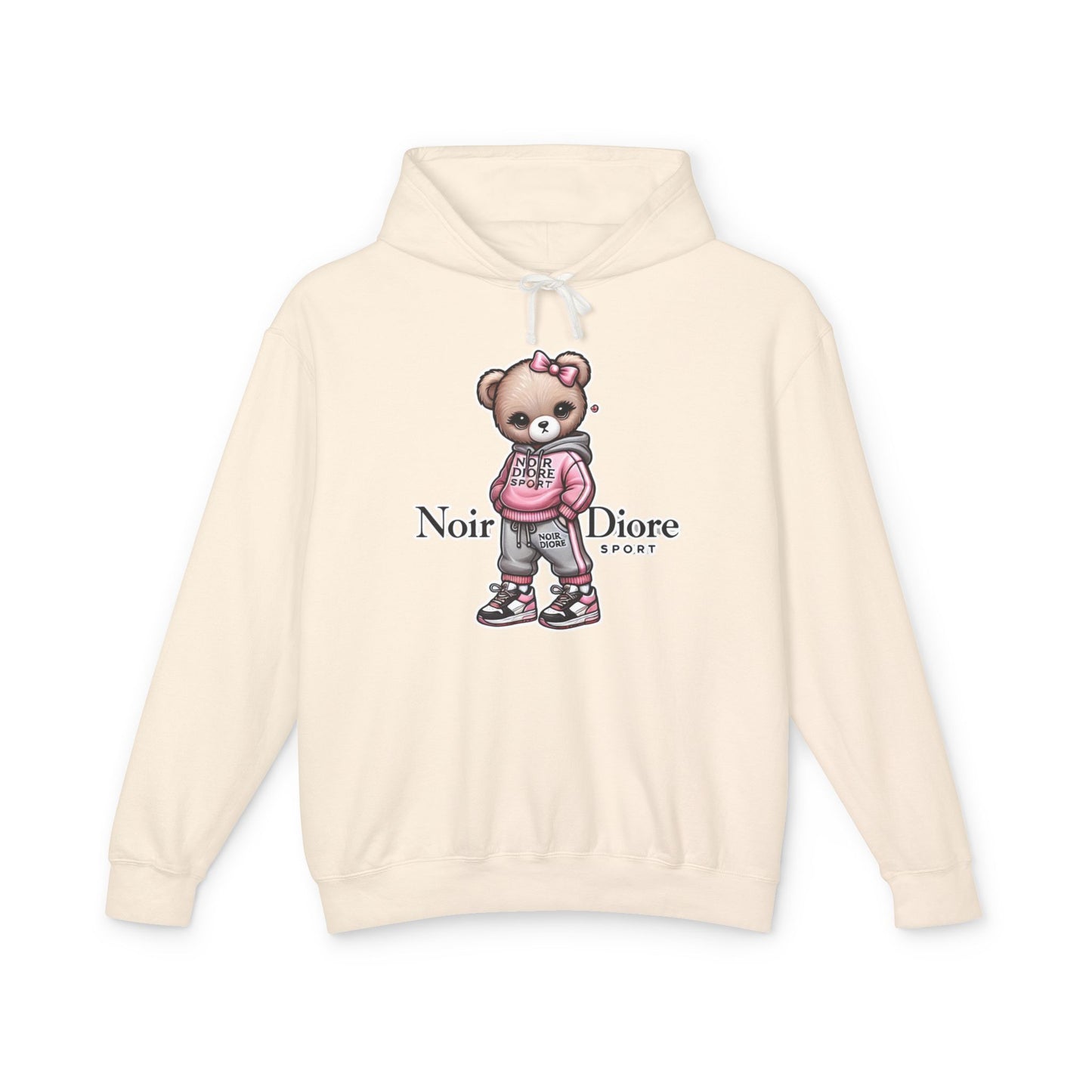 Lightweight Hooded "Sporty Girl Teddy" Sweatshirt