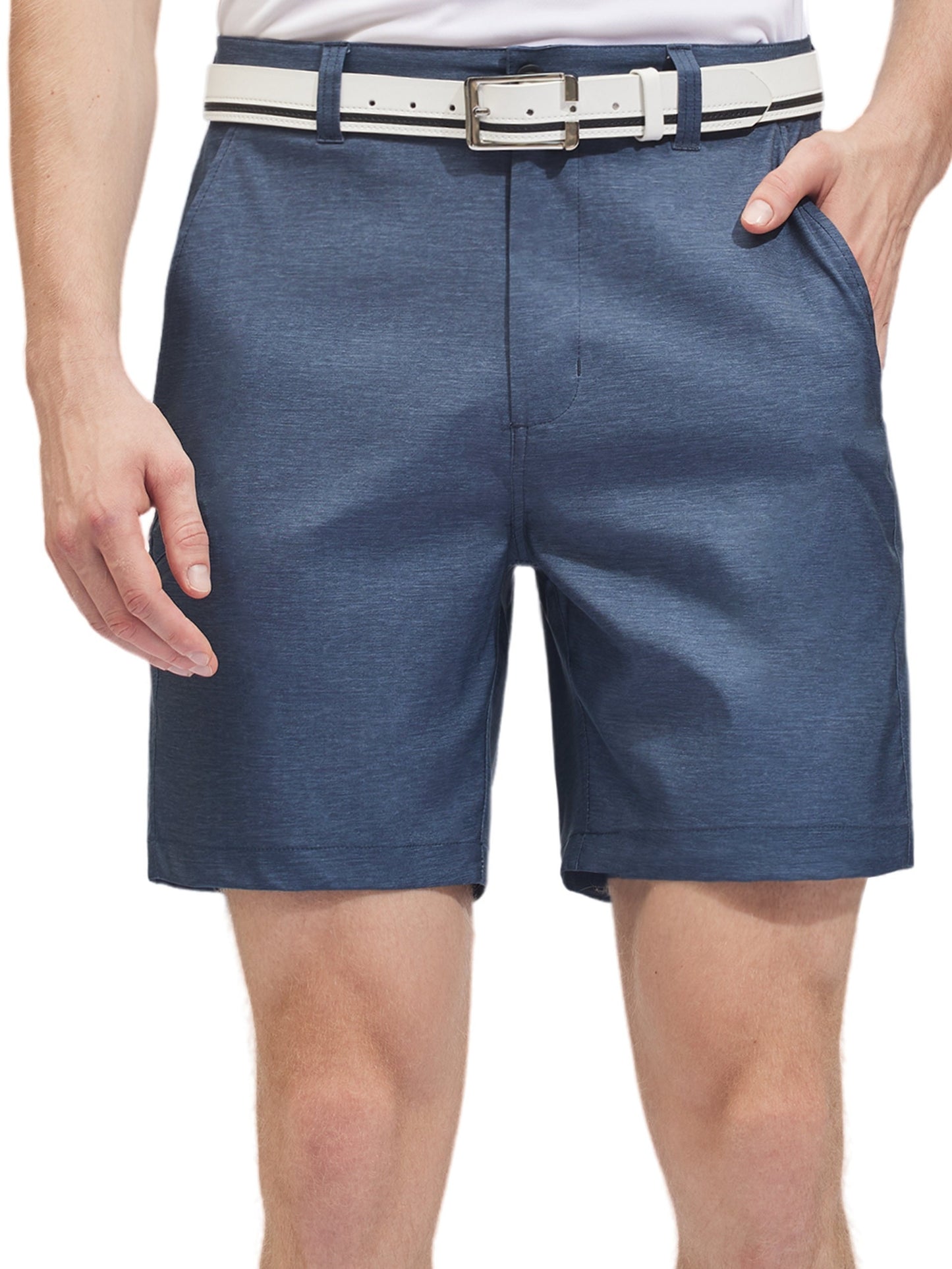 Men's Golf Hybrid Shorts w/Pockets - Quick Dry, Lightweight