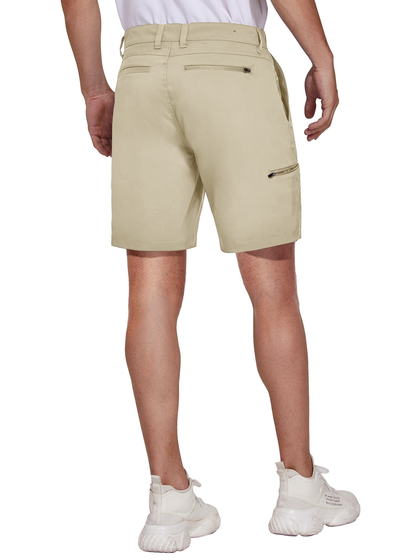 Men's Golf Hybrid Shorts w/Pockets - Quick Dry, Lightweight