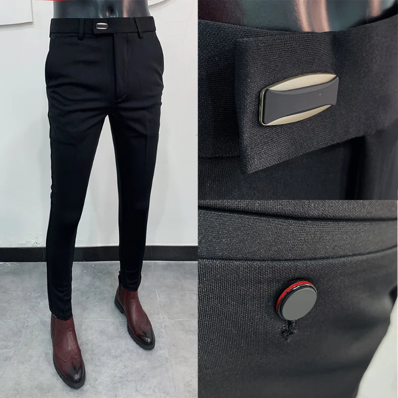 Men's Slim Formal Dress Pants - Stretch