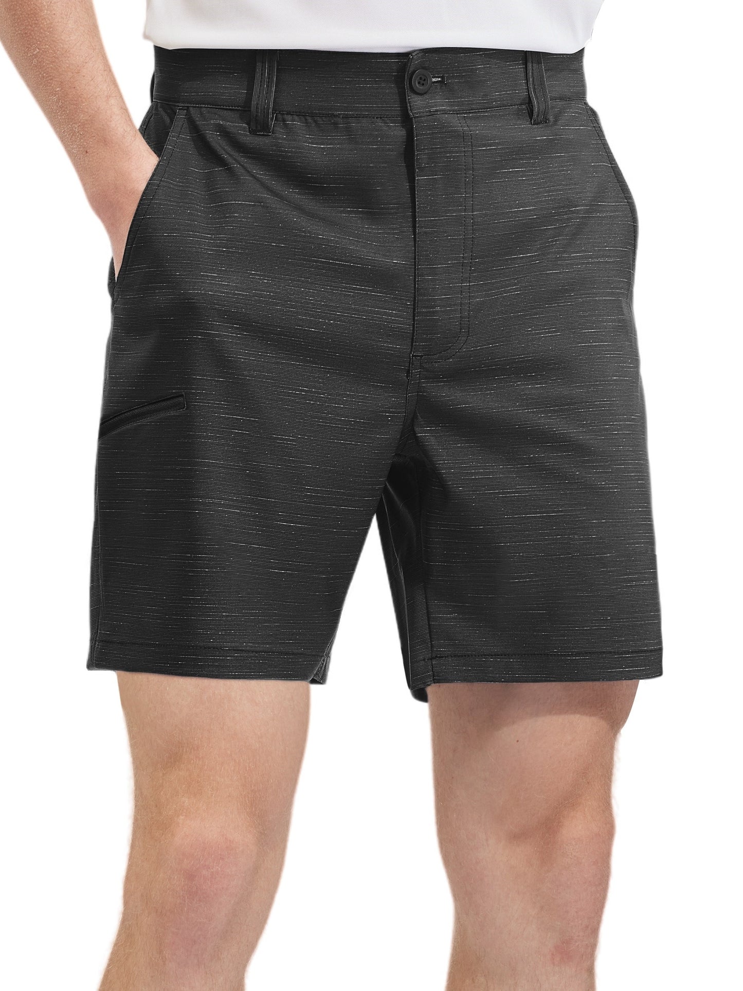 Men's Golf Hybrid Shorts w/Pockets - Quick Dry, Lightweight