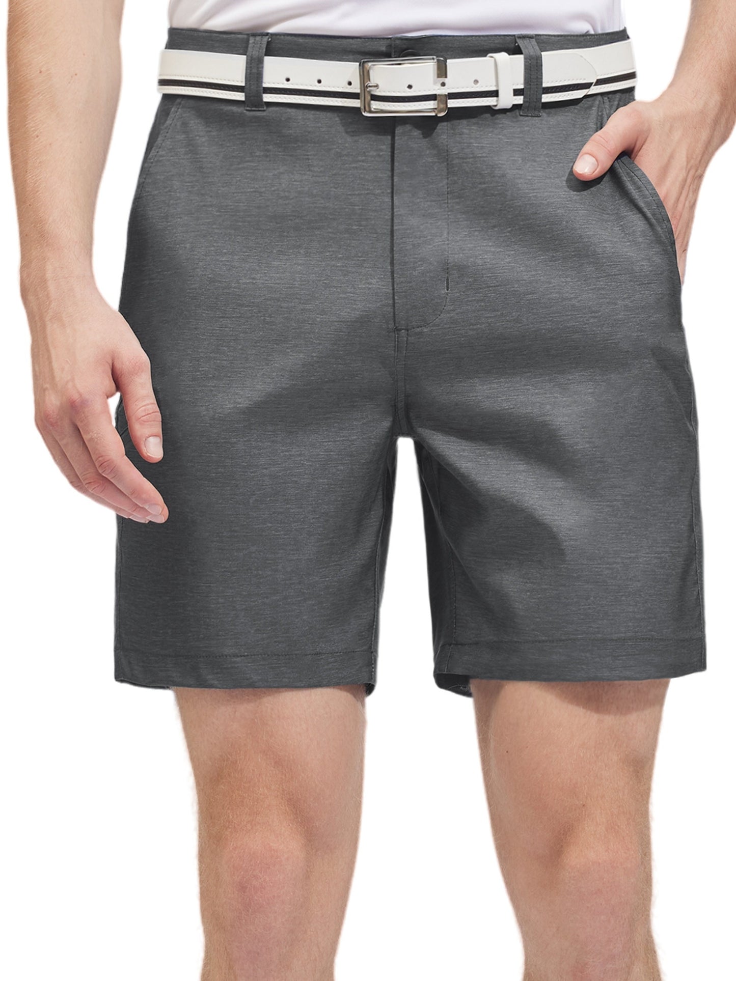 Men's Golf Hybrid Shorts w/Pockets - Quick Dry, Lightweight