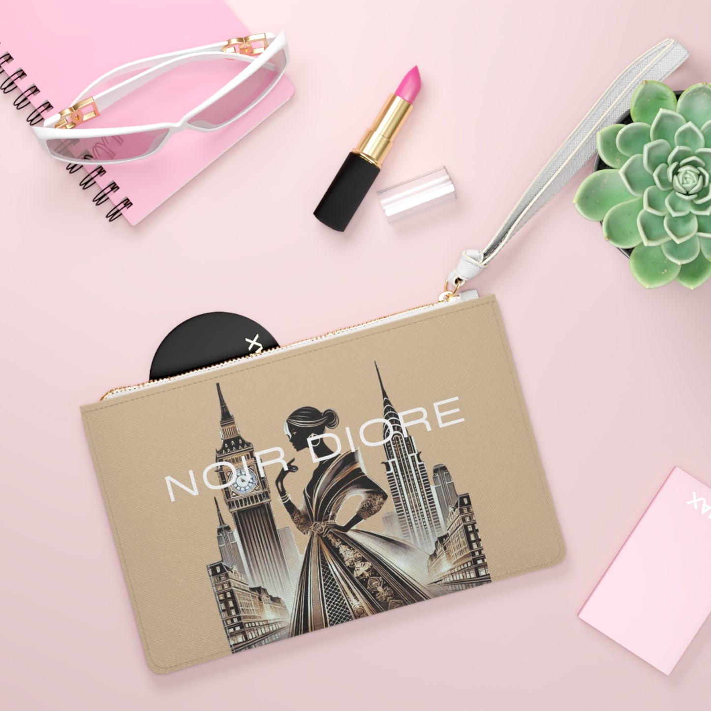 Noir Diore "Girls in the City" Clutch Bag