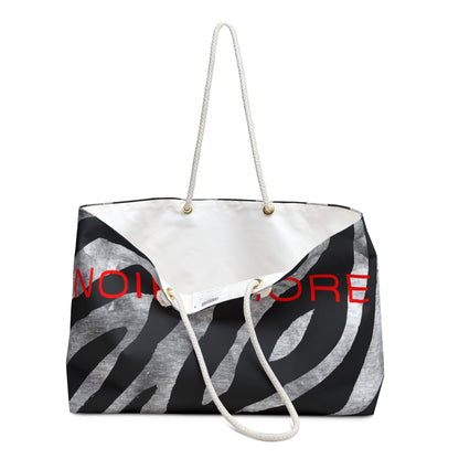 Noir Diore Zebra Print Tote