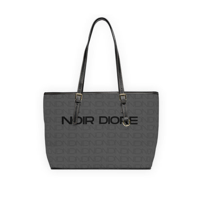 Noir Diore Leather Shoulder Bag