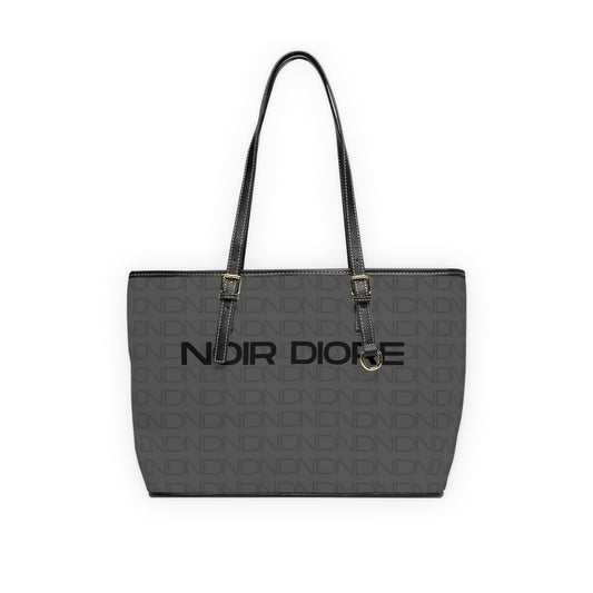 Noir Diore Leather Shoulder Bag