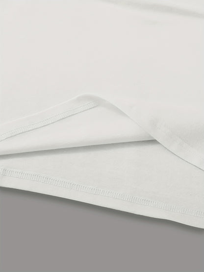 "I MATCH ENERGY" Women's Letter Print Casual Tee