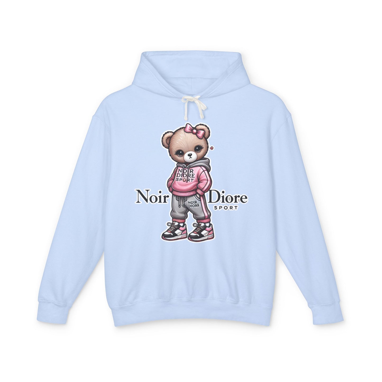Lightweight Hooded "Sporty Girl Teddy" Sweatshirt