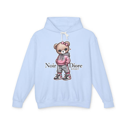 Lightweight Hooded "Sporty Girl Teddy" Sweatshirt