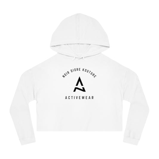 Noir Diore Kouture - Women’s Cropped Hooded Sweatshirt