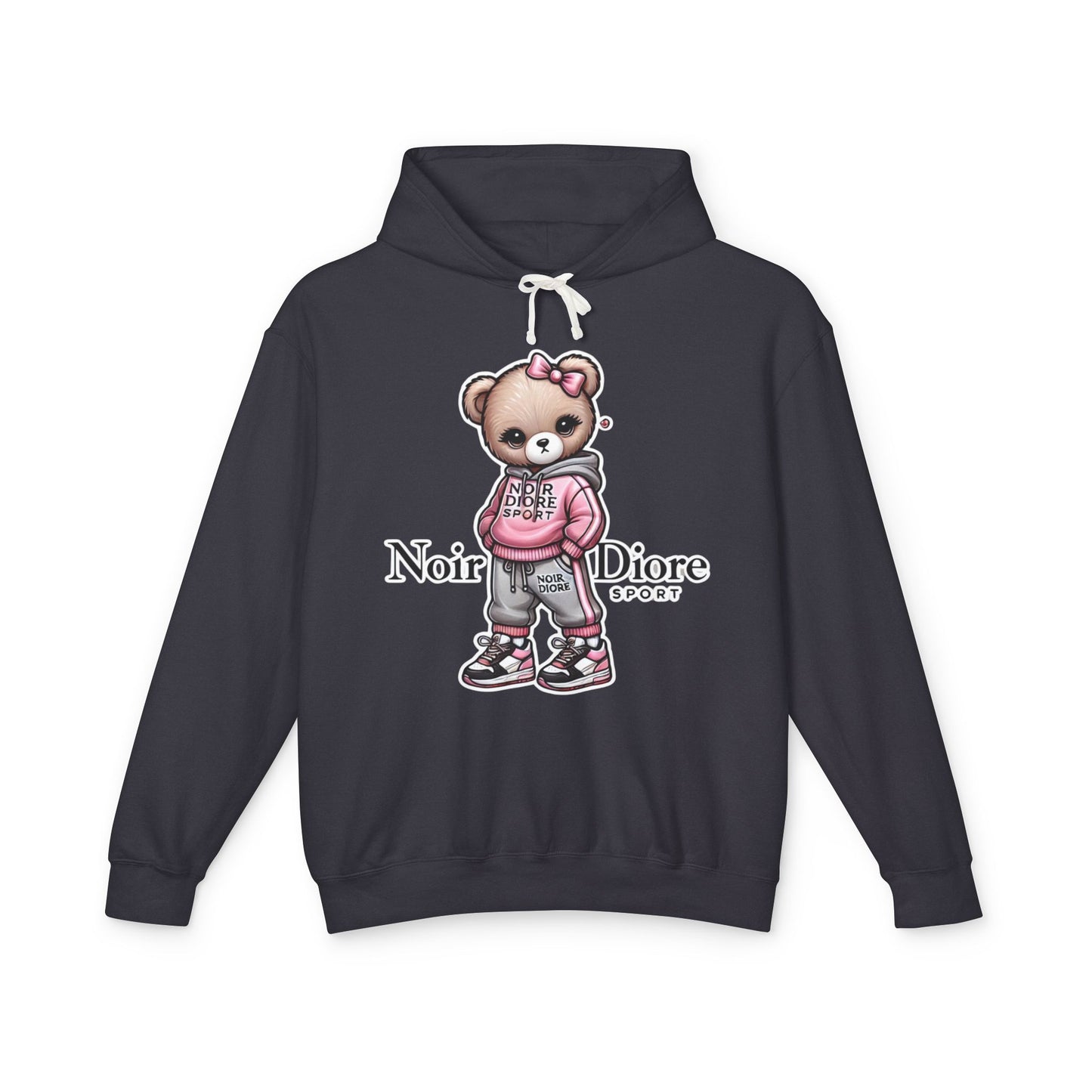 Lightweight Hooded "Sporty Girl Teddy" Sweatshirt