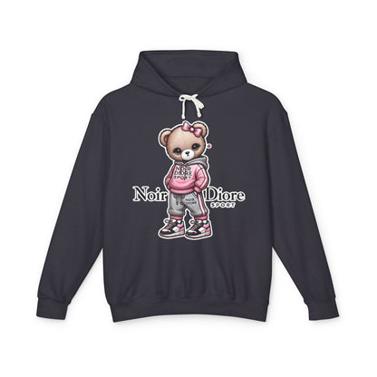 Lightweight Hooded "Sporty Girl Teddy" Sweatshirt