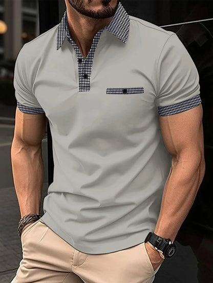 Men's Casual Short-Sleeved Polo Shirt