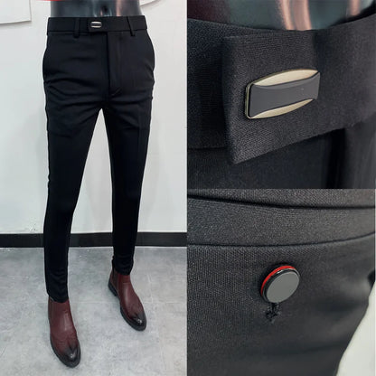 Men's Slim Formal Dress Pants - Stretch