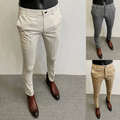 Men's Slim Formal Dress Pants - Stretch